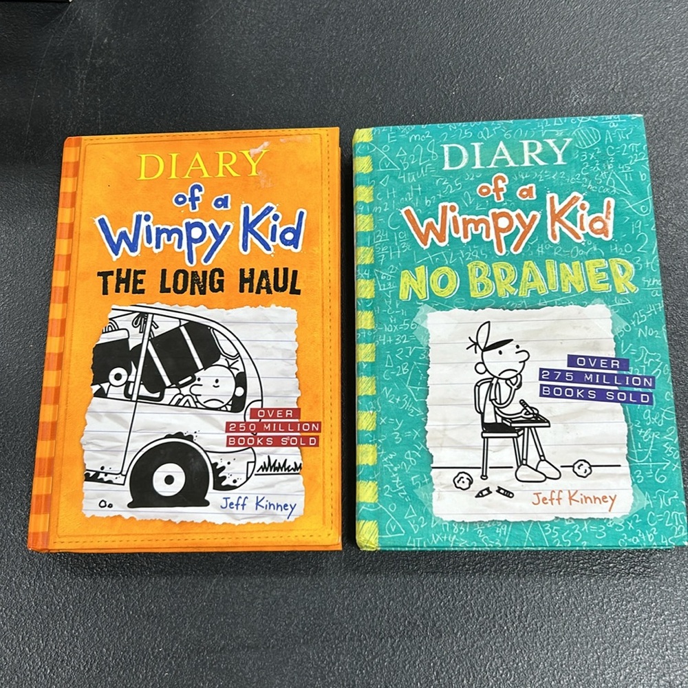 Diary of a Wimpy Kid   2 Hardback Books   #9, #18